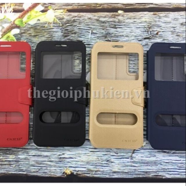 Bao da samsung galaxy A7 2018chính hãng onjess lưng silicon