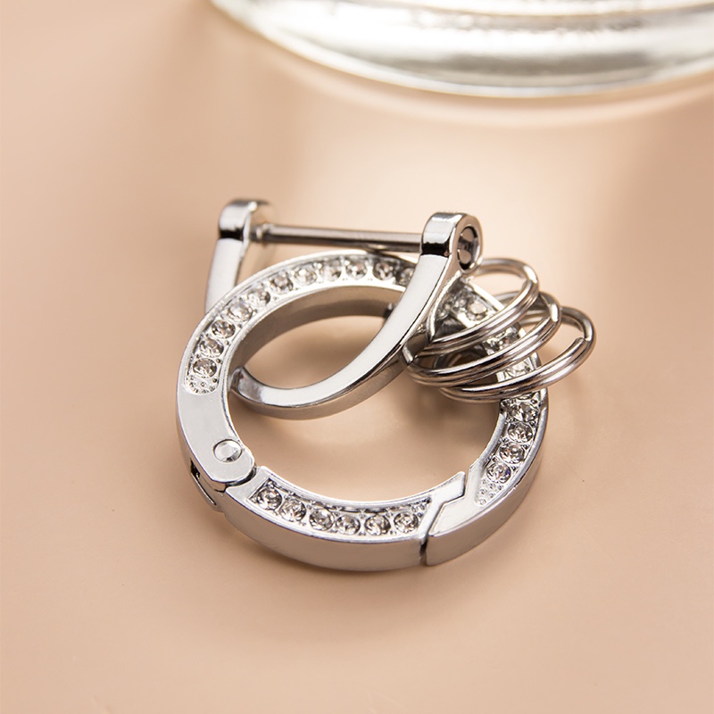 Móc Khóa Hình Móng Ngựa Đính Đá Sang Trọng