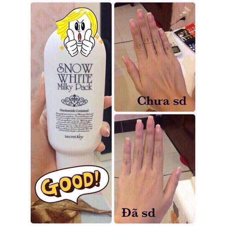 BỘ ĐÔI Kem KÍCH Trắng Da Snow White Cream Secret Key MẶT VÀ BODY | BigBuy360 - bigbuy360.vn