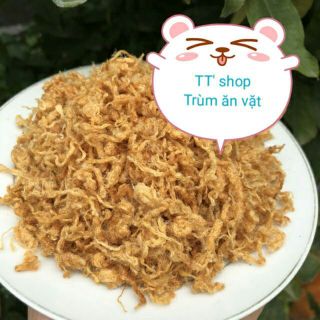 (Giá sỉ) 1kg chà bông heo nguyên chất 100% loại 1 siêu ngon tặng bịch bánh tráng