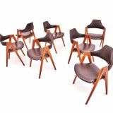 Ghế gỗ bọc nệm chữ A