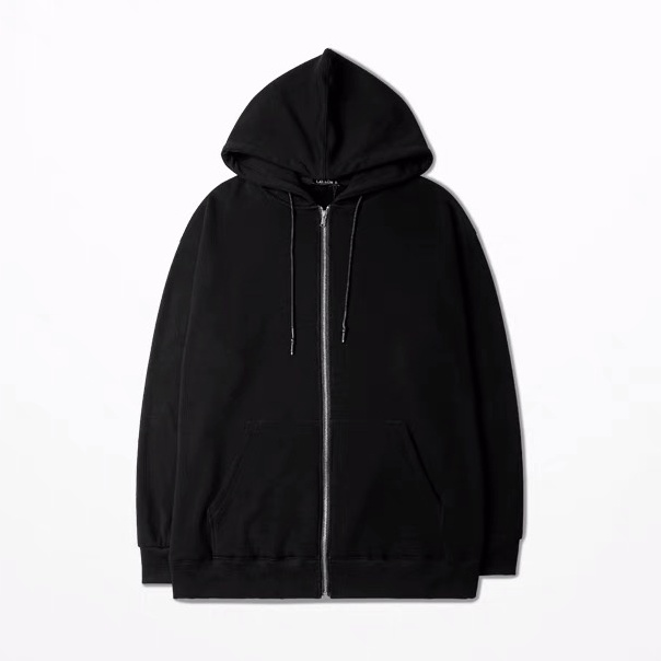 Áo hoodie zip unisex, áo nỉ có mũ khóa kéo unisex form rộng chính hãng Nelly Heybig 6 màu trơn basic siêu hot 2021