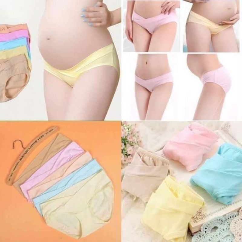 3 Chiếc quần lót bầu cạp chéo cotton mềm mại HỌA TIẾT loại đẹp