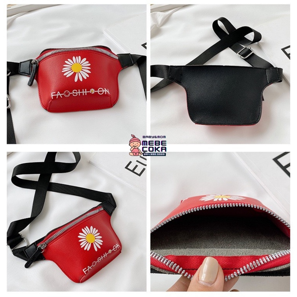 Túi đeo chéo khủng long, túi mini dễ thương phong cách Hàn Quốc cho bé gái