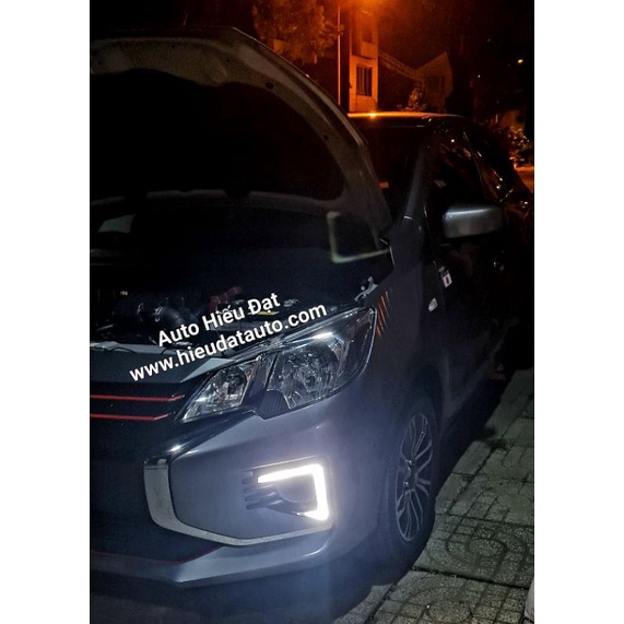 Ốp đèn gầm LED DRL Mitsubishi Attrage 2020-2022 lắp như zin