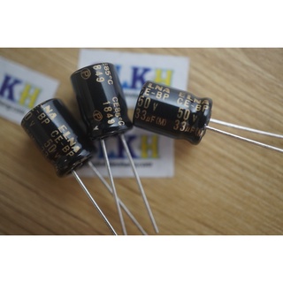 3 Tụ âm thanh HIFI không phân cực 50V 33uF 85 độ chính hãng ELNA CE-BP Nhật Bản