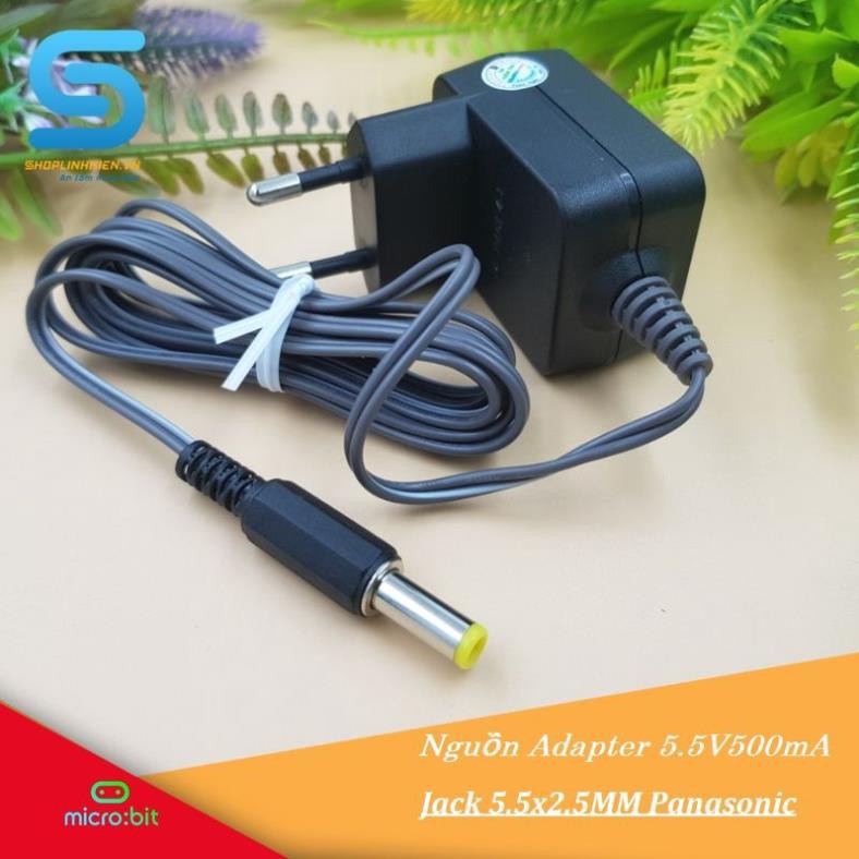 Nguồn Adapter 5.5V500mA Jack 5.5x2.1MM Panasonic 5.5V 500mA