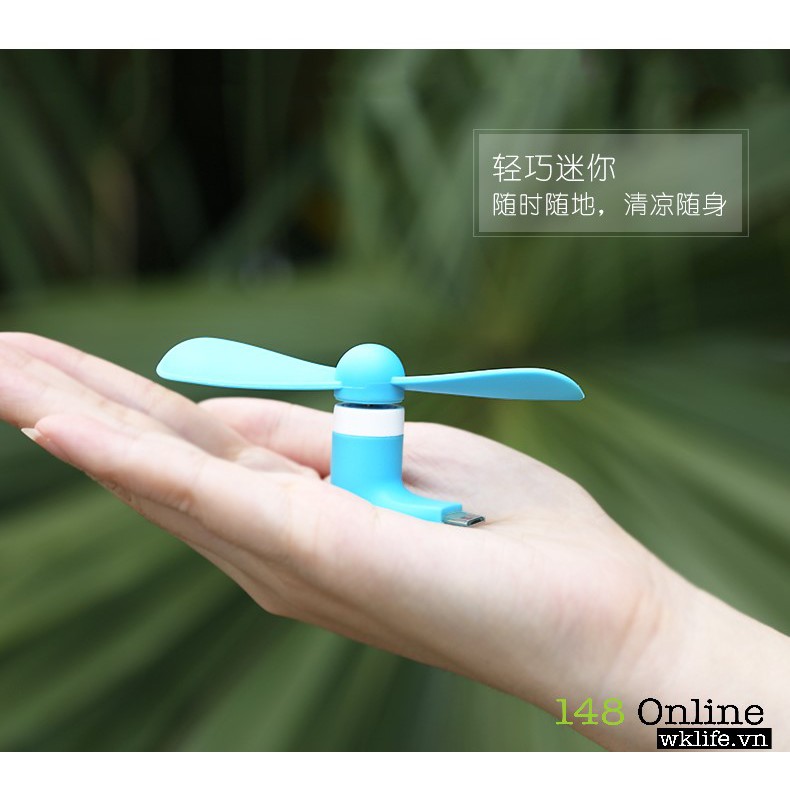 Quạt Remax F10 Mini cho iPhone | Nhỏ Gọn Tiện Lợi | Chính Hãng | BigBuy360 - bigbuy360.vn