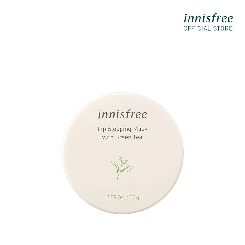 [Mã COSIF03 giảm 10% đơn 400K] Mặt nạ ngủ dưỡng ẩm trà xanh cho môi innisfree Lip Sleeping Mask With Green Tea 17g