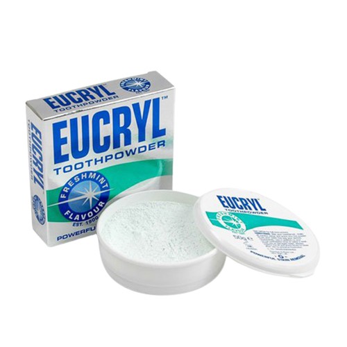 Bột làm trắng răng hương bạc hà Eucryl 50g