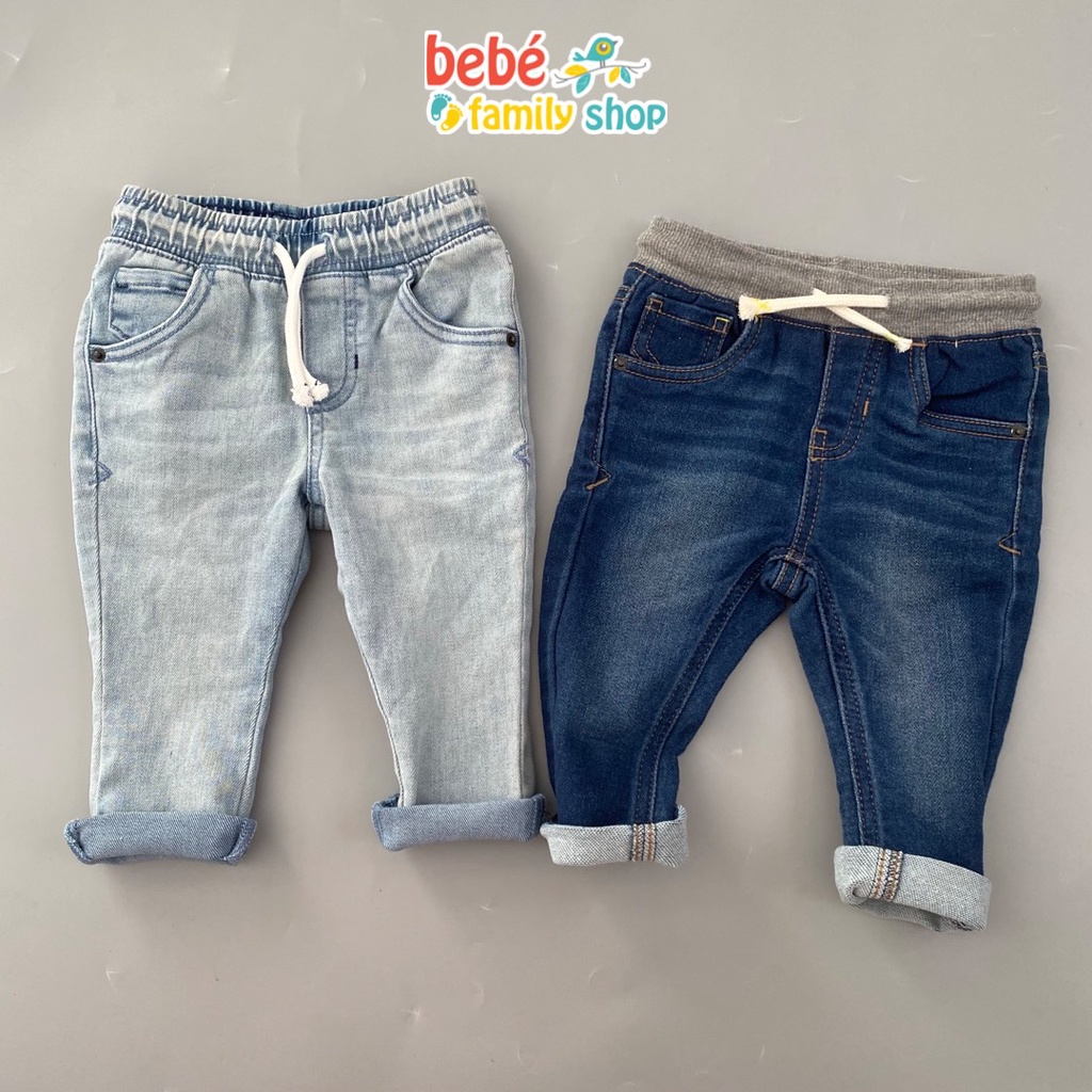 Quần jeans bé trai xuất dư/ quần bò cho bé trai Cat jack dáng skinny jean - QTJ