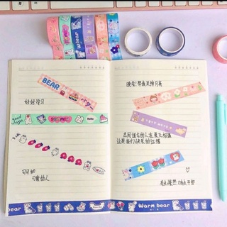 Cuộn Băng Keo Washi Tape Trang Trí Sổ