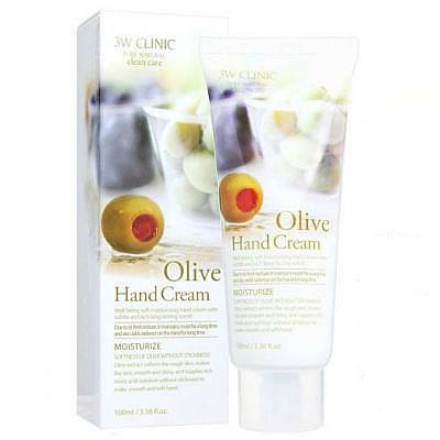 Kem Dưỡng Da Tay Chiết Xuất Ô-Liu 3W Clinic Olive Hand Cream