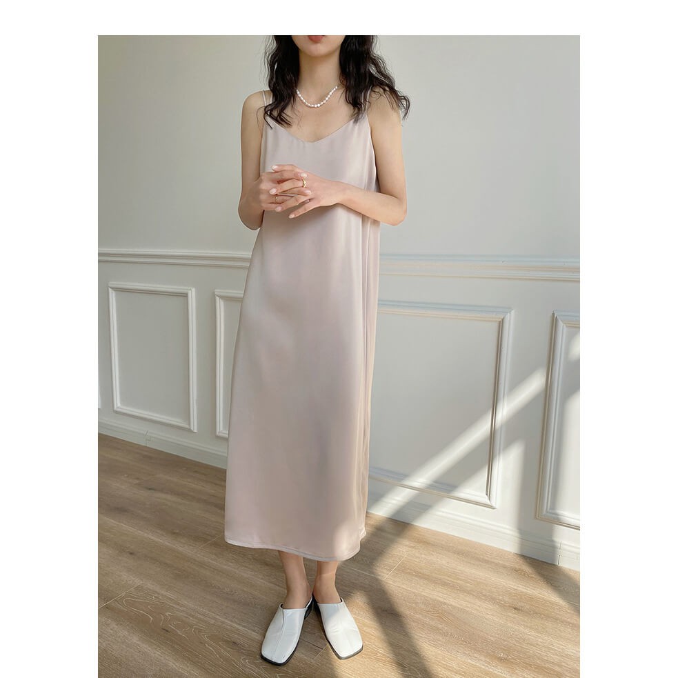 Váy Đầm Lụa Cao Cấp An Nhiên Phong Cách Thanh Lịch Nữ Tính Thời Trang Đa Năng Dạo Phố Công Sở Mặc Nhà