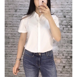 Áo sơ mi Emma cổ đức dáng basic