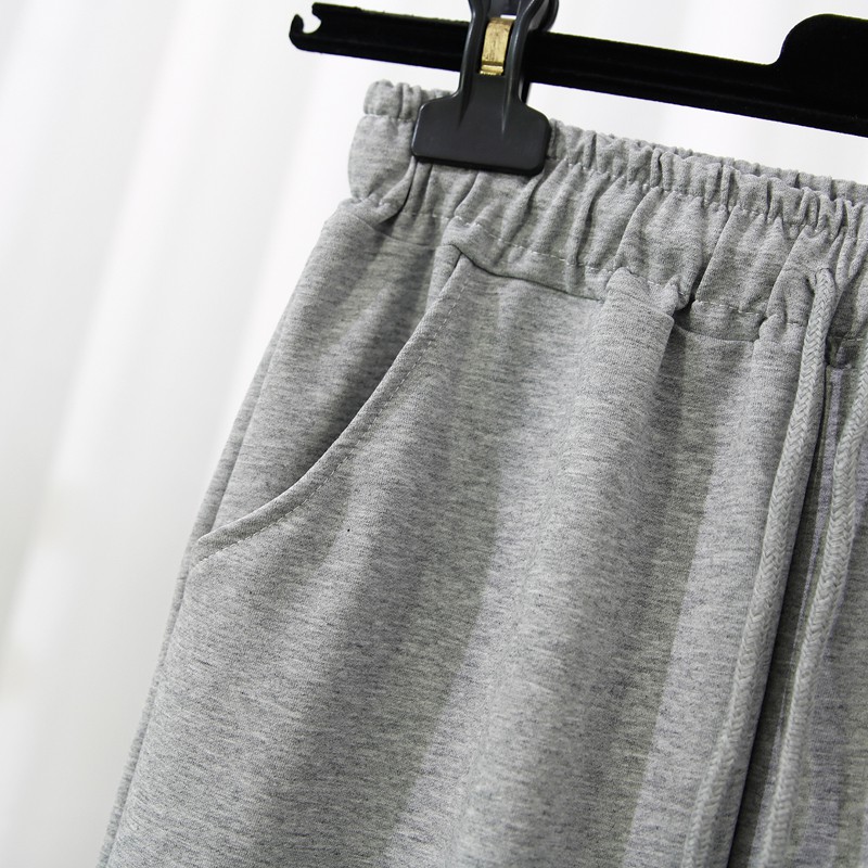 Quần ống rộng jogger nỉ da cá 2 màu Đen - Xám | BigBuy360 - bigbuy360.vn