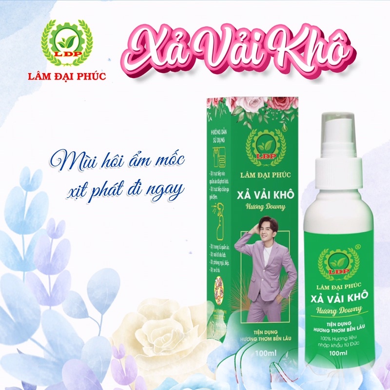 Xả vải khô, xịt thơm quần áo Lâm Đại Phúc, hương thơm dony