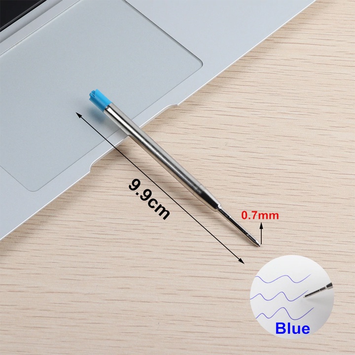 Ruột bút ký cây viết cao cấp Bi 0.7mm dòng parker Minh House-Tròn