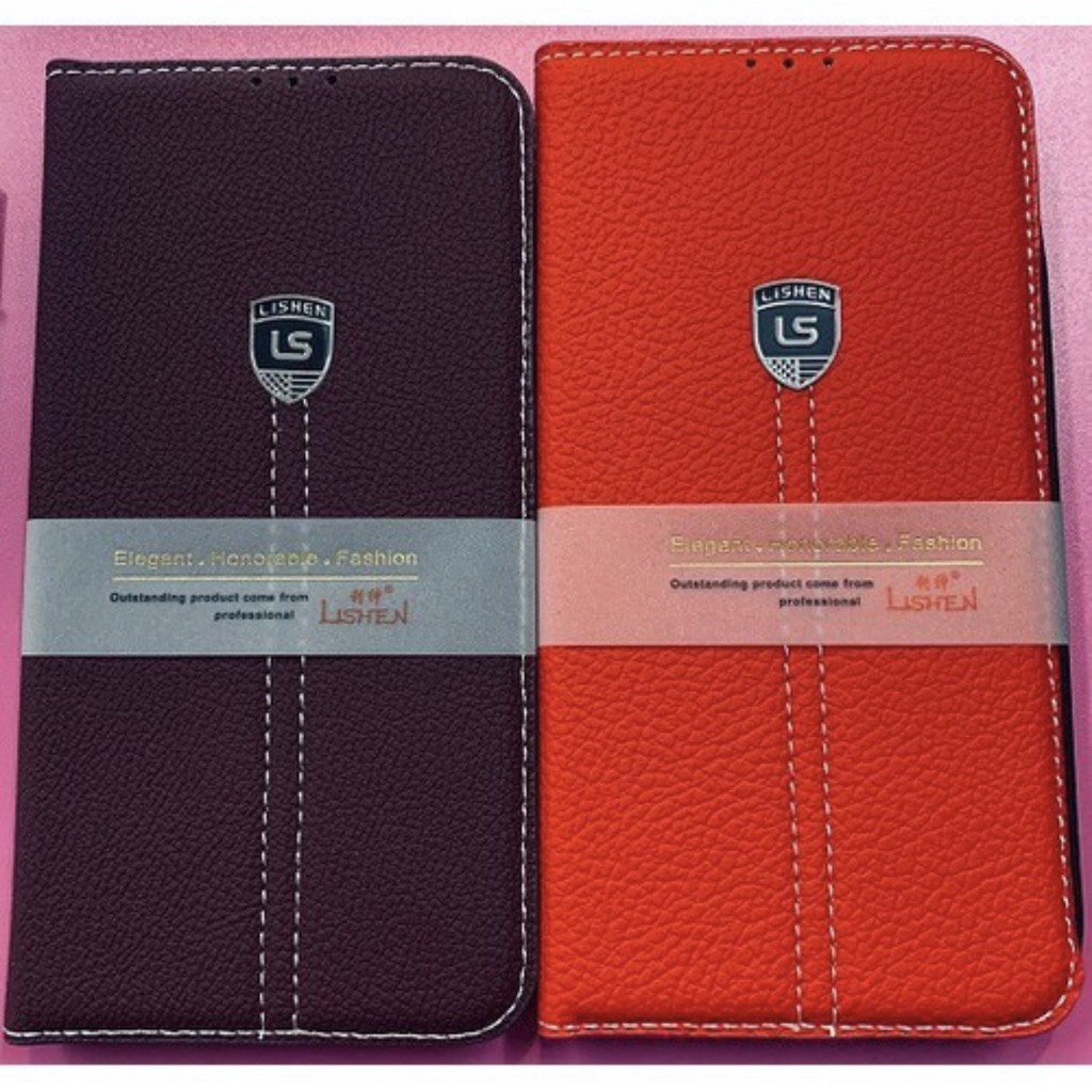 Bao Da Lishen Dạng ví mềm Nắp Gập Cho các dòng 11PRO/XS MAX/11 PRO MAX/12 6.1/12 PROMAX 13prm 14PROmax