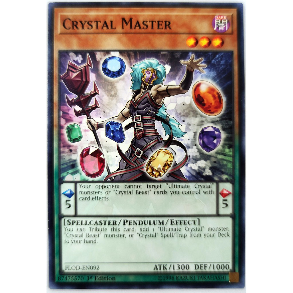 [Thẻ Yugioh] Crystal Master |EN| Common (GX)