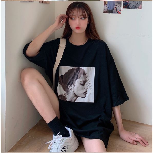 Áo phông nữ form rộng vải cotton nhiều mẫu lựa chọn , Áo thun tay lỡ form rộng [Nhiều Mẫu Để Chọn] | BigBuy360 - bigbuy360.vn