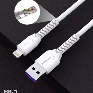 Cáp sạc siêu tốc sendem t8 6a cho iphone/ ipad