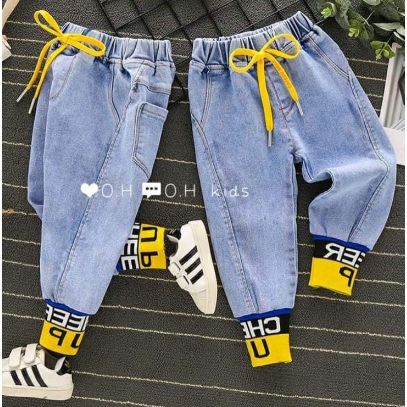 Quần Bò Bé Trai chất jean co dãn đẹp mát 10-20kg