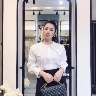 ÁO SƠ MI CỔ REN