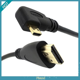 Dây Cáp Chuyển Đổi Micro Hdmi Sang Hdmi 1.4 1080p Hdtv 90 Độ