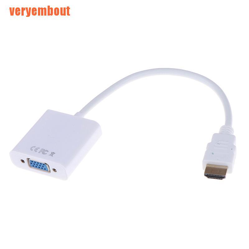 1 Đầu Chuyển Đổi Hdmi Sang Vga Hd 1080p Màu Trắng | BigBuy360 - bigbuy360.vn