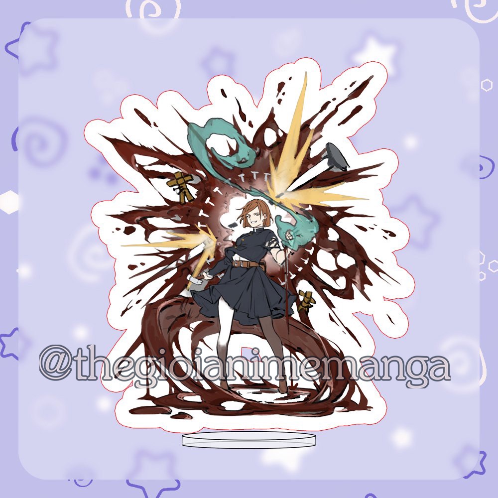 (V2) Standee Jujutsu Kaisen Chú thuật hồi chiến tượng acrylic anime mica chibi trưng bày