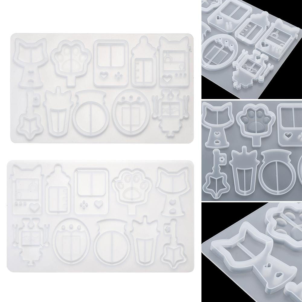 Khuôn Silicone Làm Đồ Trang Sức Thủ Công Dạng Cát Chảy DIY