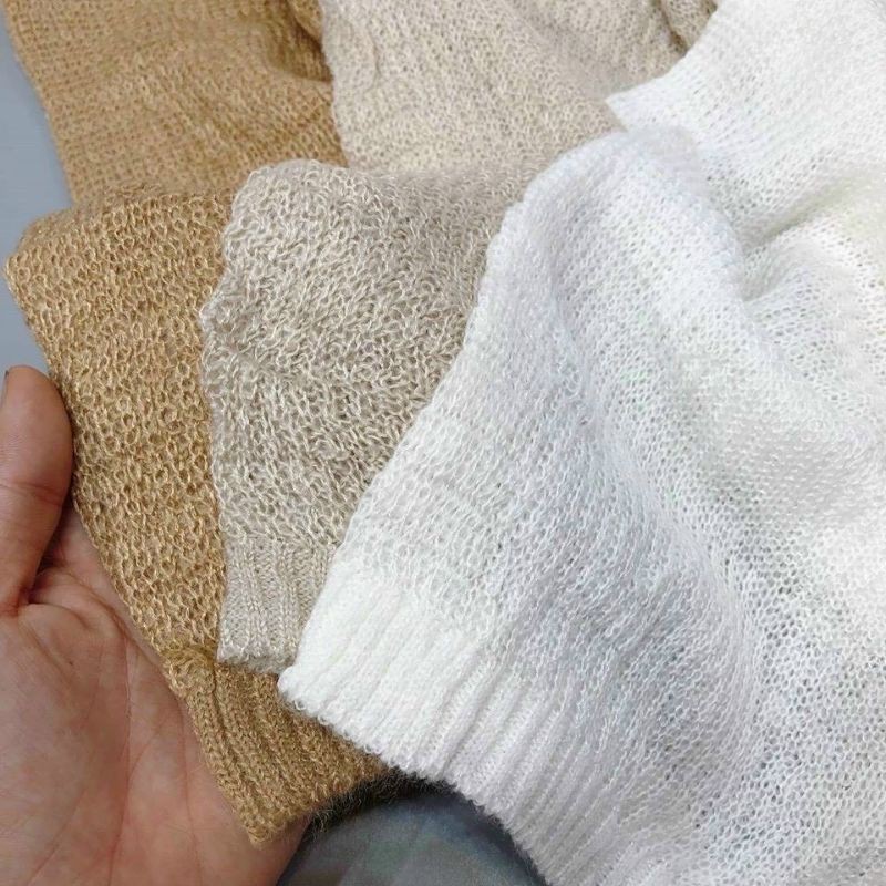 Áo Khoác Cardigan Len Mỏng Cho Nữ Phong Cách cực dễ phối đồ