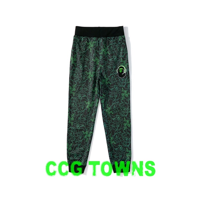 Set quần áo gaming Bape Razer hầm hố đường phố