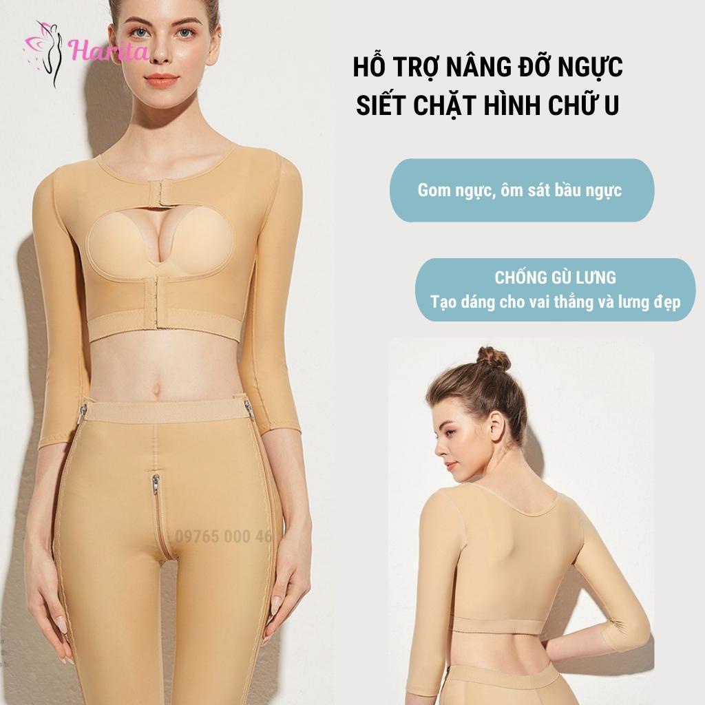 Áo gen nịt định hình tay lưng nách sau hút mỡ, nâng ngực Harita cao cấp xuất Nhật