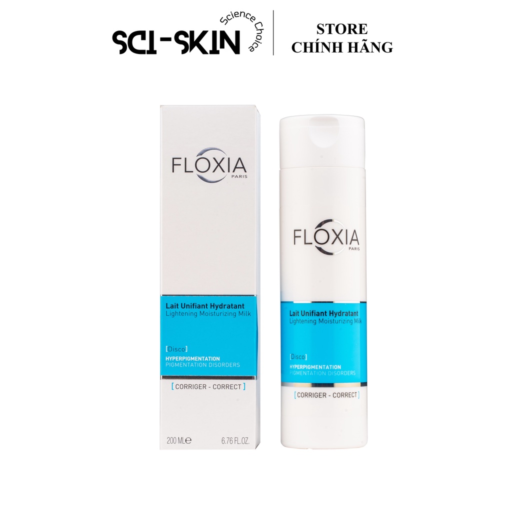 Sữa dưỡng thể làm sáng da FLOXIA LIGHTENING MOISTURIZING MILK 200ml, 500ml - Giải pháp dưỡng trắng an toàn