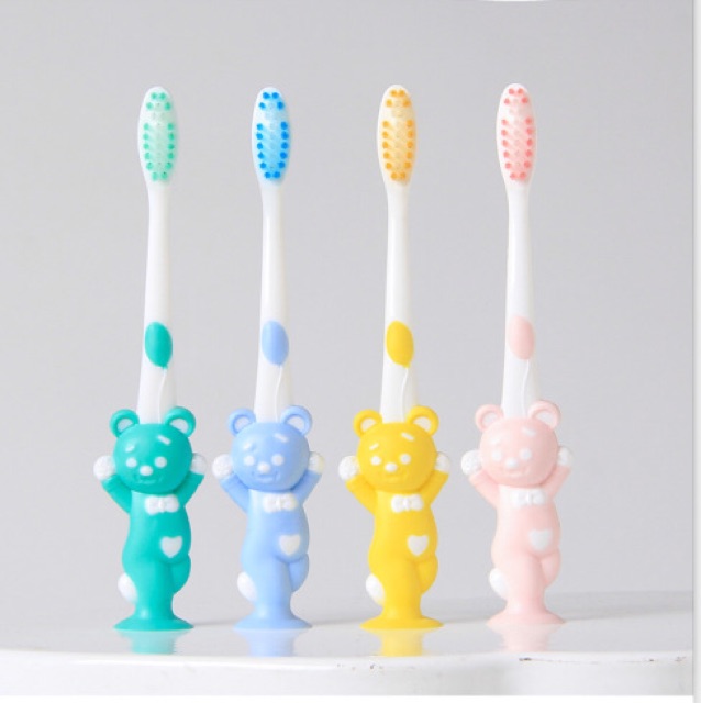 SET 4 BÀN CHẢI HÌNH THÚ CHO BÉ XUẤT NHẬT
