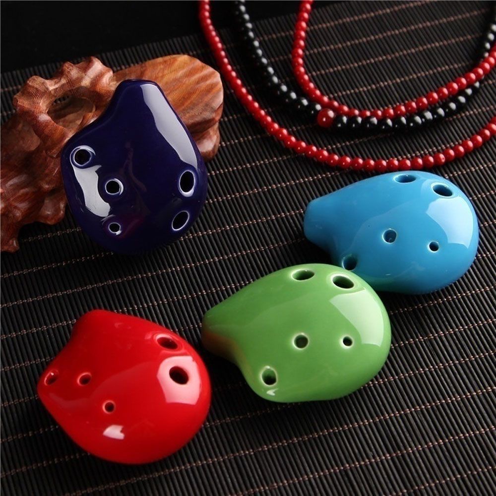 Sáo ocarina mini 6 lỗ bằng gốm thủ công 3 dành cho học sinh