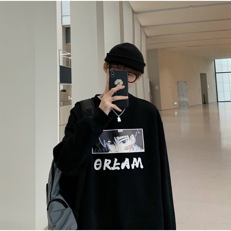 Áo Sweater Unisex NARUTO màu ĐEN 🤖Nam nữ unisex/FREESHIP 99K ❤️