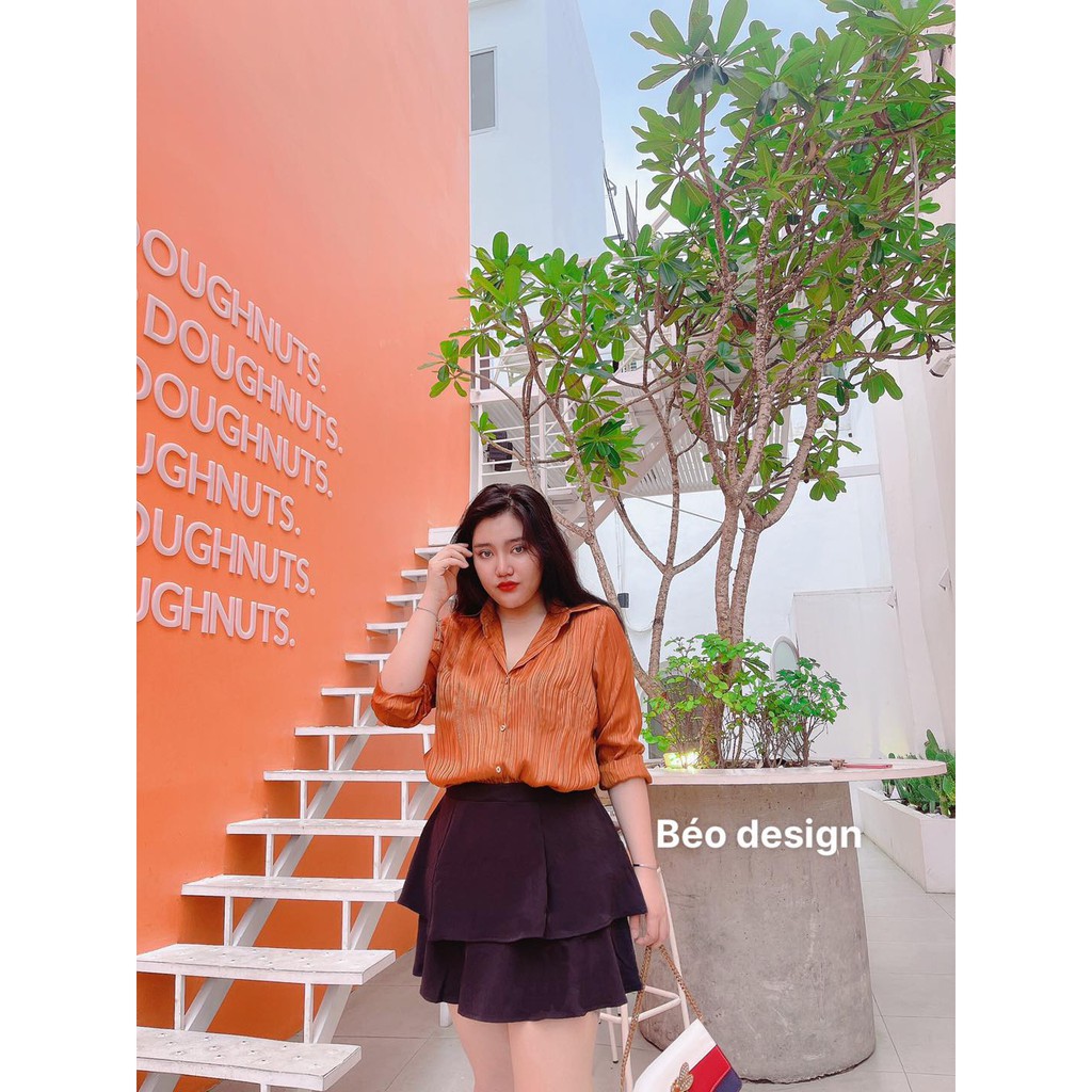 Áo sơ mi kẻ Bigsize