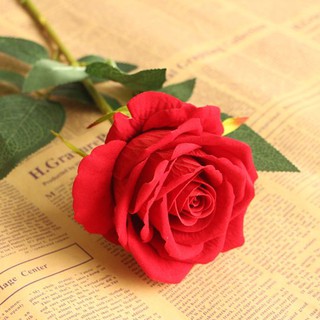 hoa hồng nhung - hoa lụa cao cấp