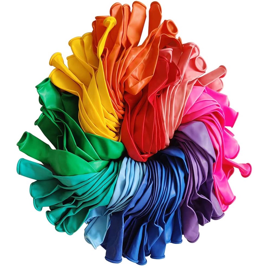 100 Bong Bóng 10 Inch Trang Trí Tiệc Sinh Nhật, Lễ Tình Nhân