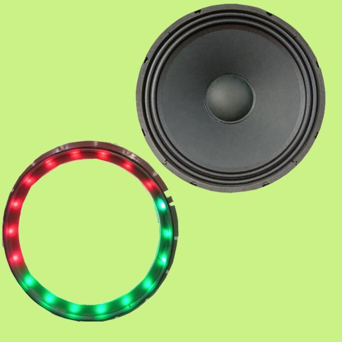 Loa bass 30 kèm đèn led nháy theo nhạc tròn công suất 150W-250W 4 ôm mẫu mới năm 2022