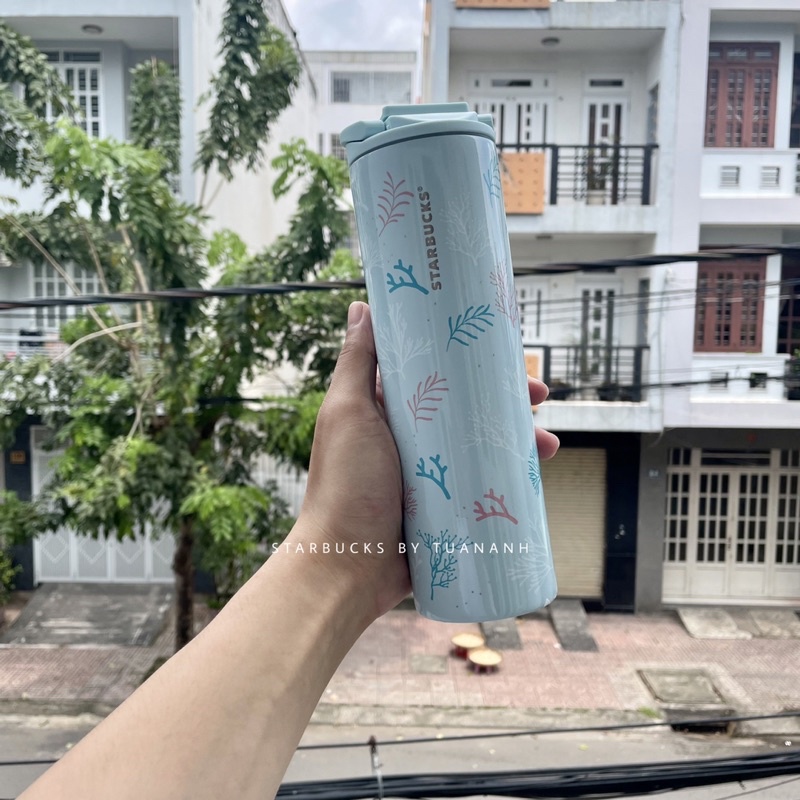 Bình Giữ Nhiệt Starbucks SS Siren In Coral Sea 473ml