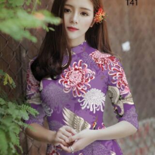 Vải áo dài mẫu mới