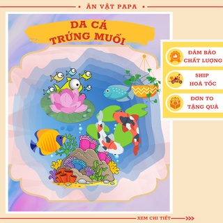 Da cá trứng muối 250gr, đồ ăn vặt Hà Nội