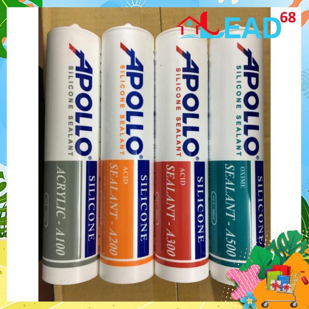 Keo silicon APOLLO - Keo kính - Keo bê tông ( Shop Uy Tín )