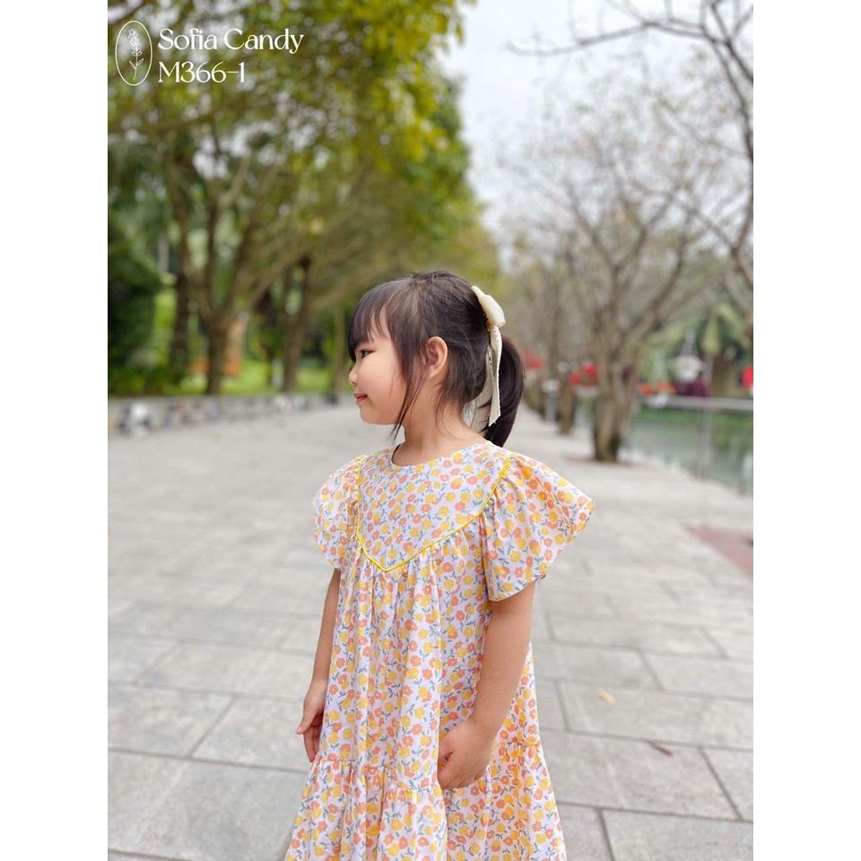 ( Ảnh Thật) Váy, đầm bé gái mùa hè ,Váy Hoa nhí tiểu thư cánh tiên dễ thương cho bé size 10-40kg