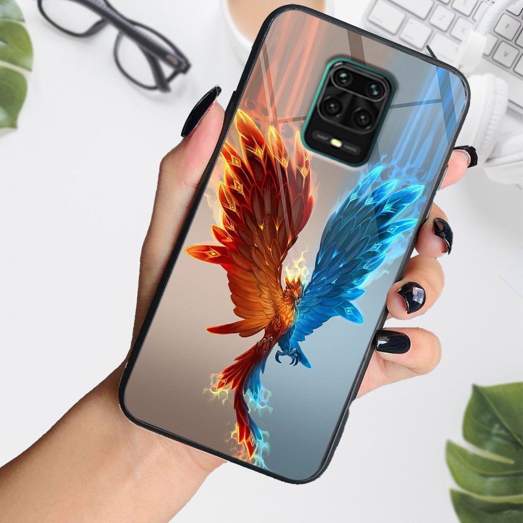 Ốp lưng kính CƯỜNG LỰC điện thoại XIAOMI REDMI NOTE 9 - NOTE 9S - NOTE 9 PRO in phong cách giới trẻ - Doremon Case