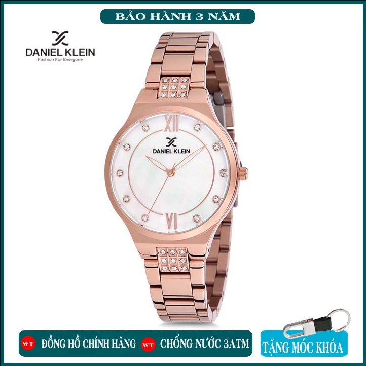 Đồng hồ nữ dây thép Daniel Klein DK12069 , chính hãng full box và thẻ bảo hành 2 năm toàn cầu , chống nước